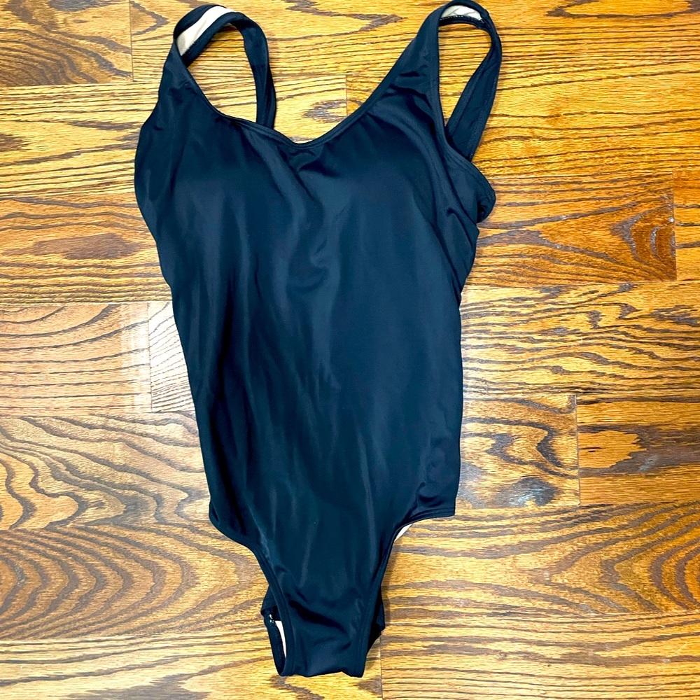 LL Bean black bathing suit